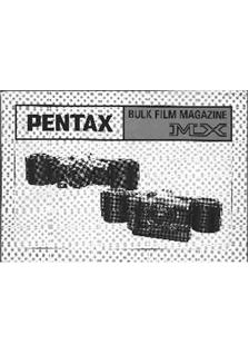 Pentax MX manual. Camera Instructions.